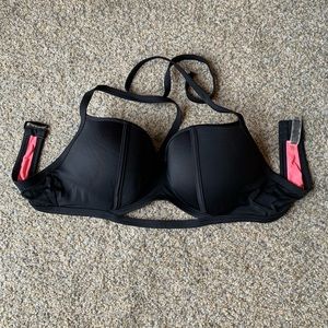 Victoria’s Secret black bikini top, size large DD